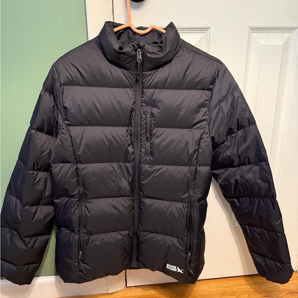 Eddie Bauer Men's Black Puffer Jacket